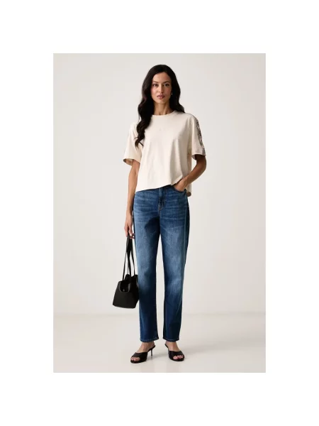 Mom jeans Guess niebieskie
