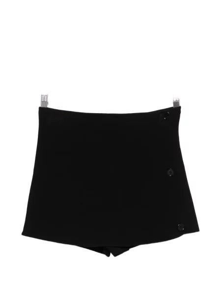 Pantaloni scurți Courreges negru