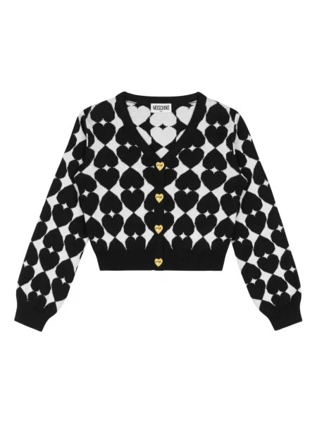Kardigan dziecięcy Moschino czarny