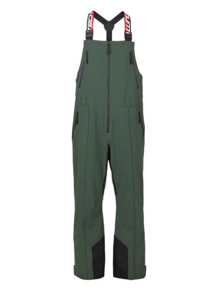 Jeździć na nartach spodnie dresowe Aztech Mountain na ramiączkach zielone