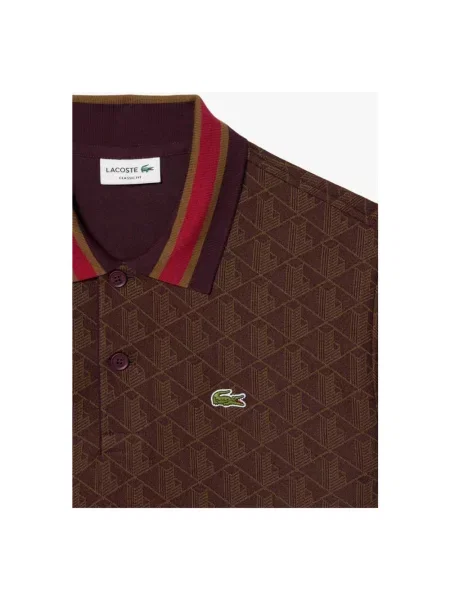 Koszulka polo Lacoste klasyczna brązowa