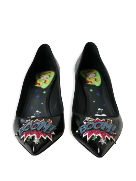 Pantofi cu toc Dolce & Gabbana din piele negru