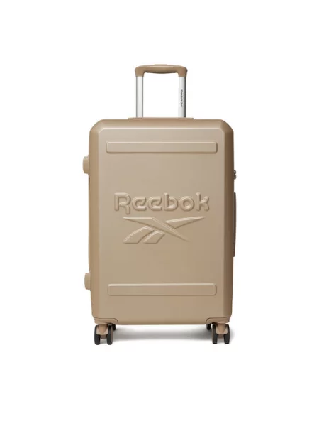 Střední kufr Reebok béžový