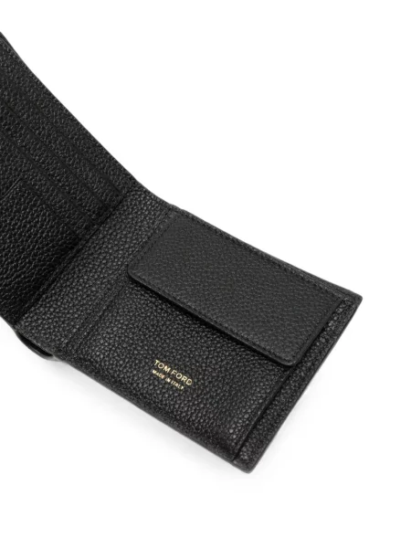 Portofel Tom Ford din piele cu imagine negru
