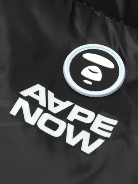 Geacă cu puf Aape By A Bathing Ape cu autograf negru