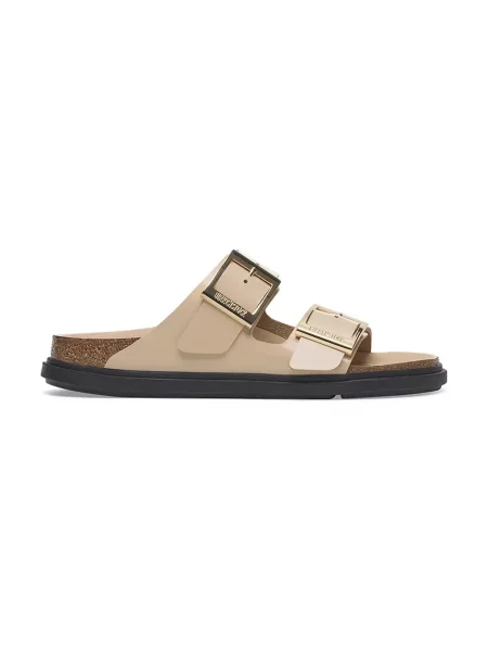 Маратонки Birkenstock с катарама бежово
