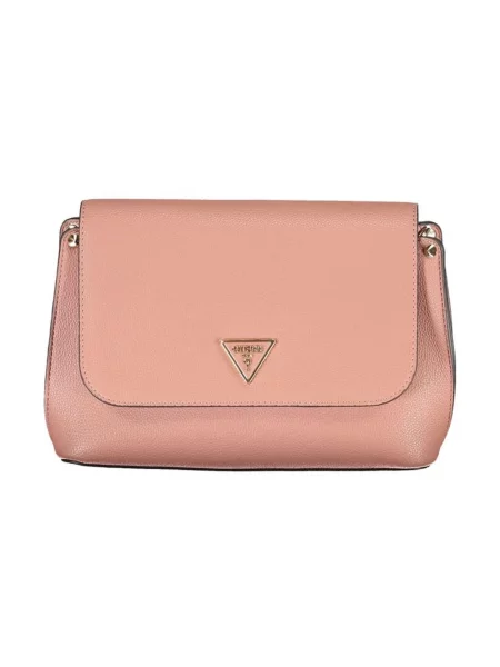 Lniana mała mały torba podróżna Guess różowa