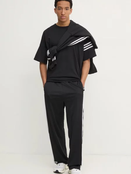 Spodnie Adidas Originals z autografem czarne