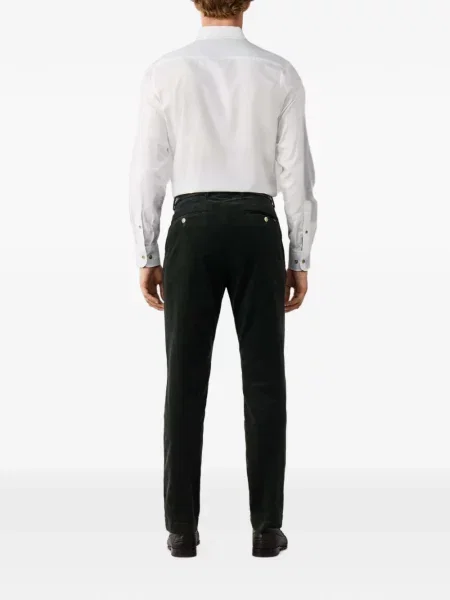 Pantaloni Hackett London de catifea cord verde