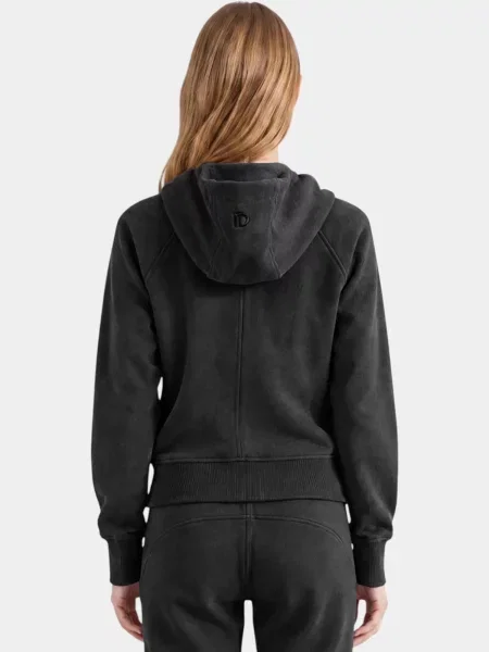 Sweter Fundango Caroline Full-Zip Swater czarny