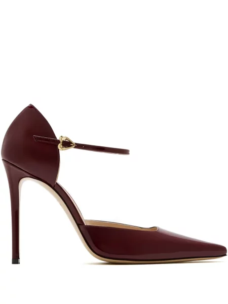 Zkrácené lodičky Andrea Wazen na ramínka červené