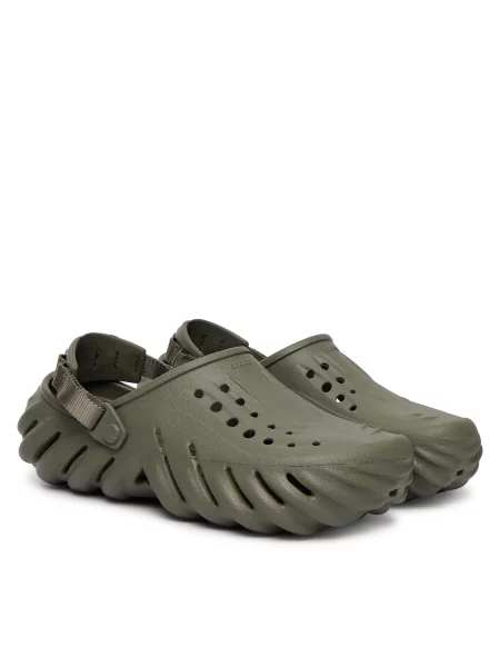 Crocs Natikači Echo Clog zelena