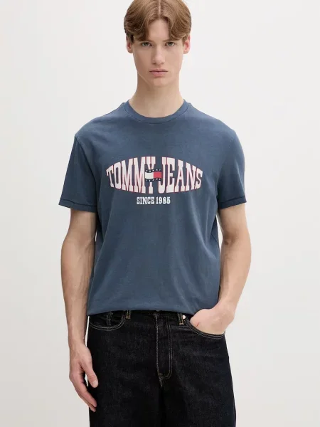 Tommy Jeans T-shirt Ανδρικό μπλε