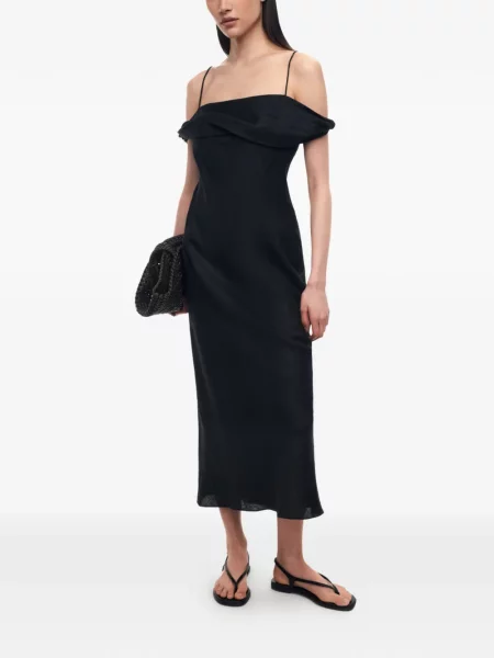 Rochie 12 Storeez drapată negru
