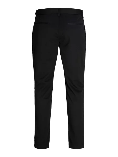 JACK & JONES Chino nohavice čierna