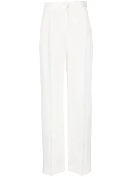 Pantaloni Alberta Ferretti alb