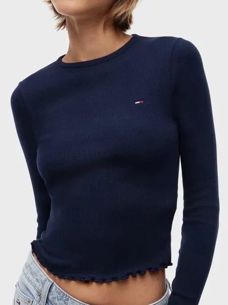Лонгслив Tommy Jeans синий