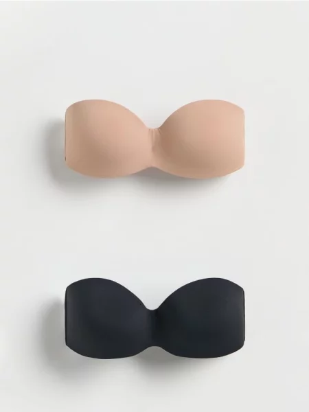 Reserved Set de 2 sutiene bandaj negru