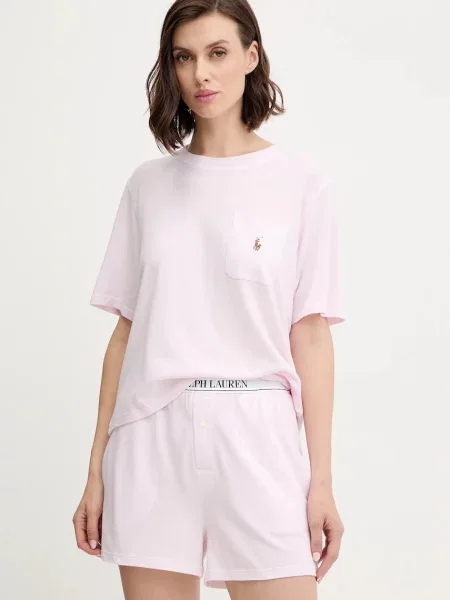 Пижама Polo Ralph Lauren дамска розово