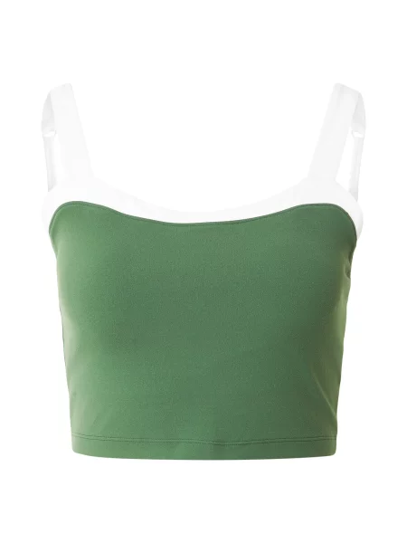 Abercrombie & Fitch Sport top verde alb