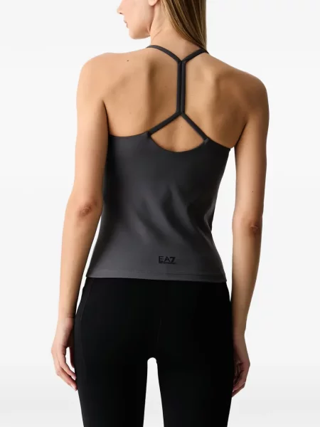 Felső Ea7 Emporio Armani nyomtatás szürke
