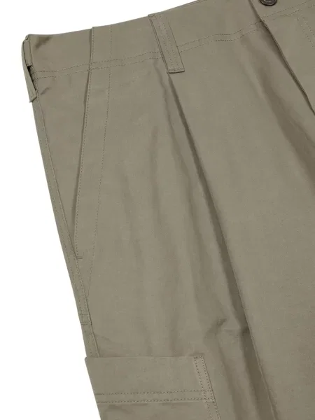 Pantaloni cargo Studio Tomboy plisate verde