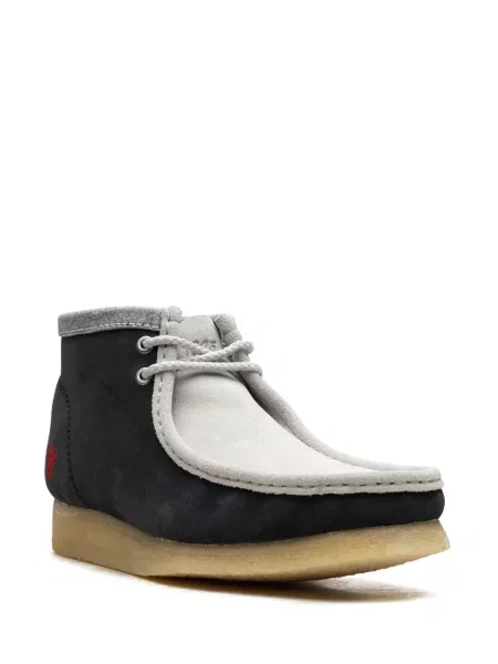 Zomšinės auliniai batai Clarks pilka
