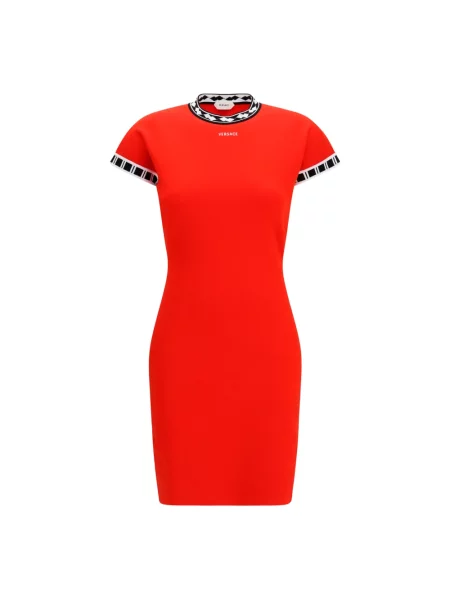 Sukienka mini Versace czerwona