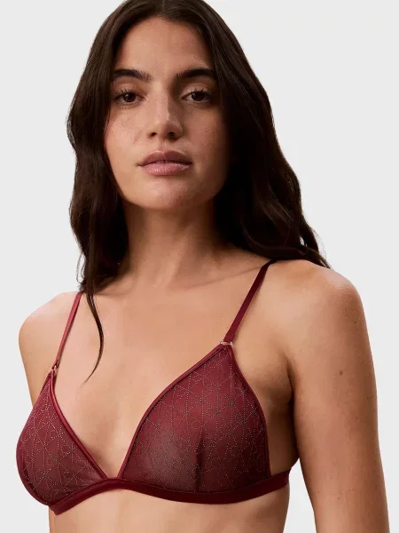 Без підкладки бюстгальтер Calvin Klein з принтом
