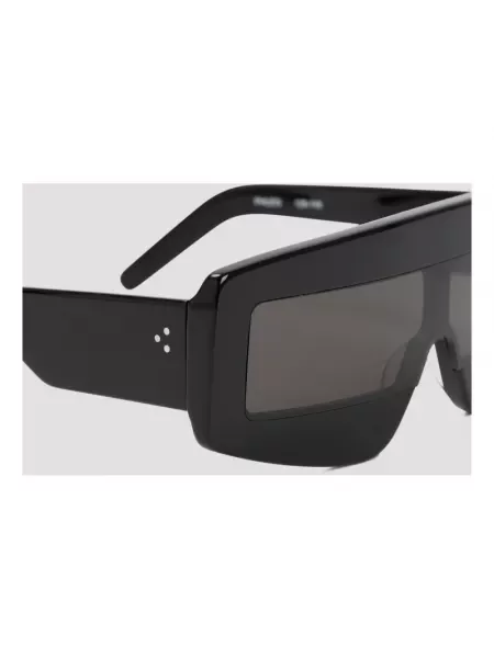 Rick Owens Akcesoria unisex ONE SIZE Prostokątne okulary przeciwsłoneczne czarny