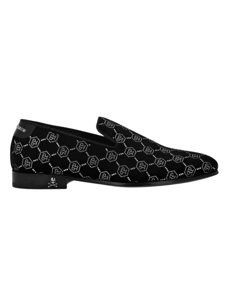 Półbuty Philipp Plein skórzane czarne