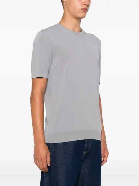 Scurt tricou Roberto Collina gri