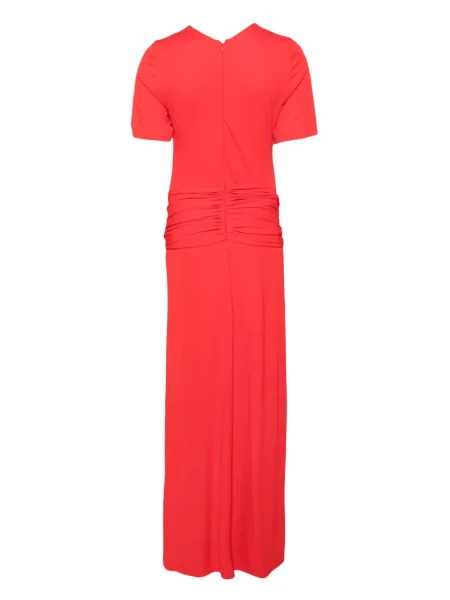 Rochie maxi Simkhai drapată de costum roșu
