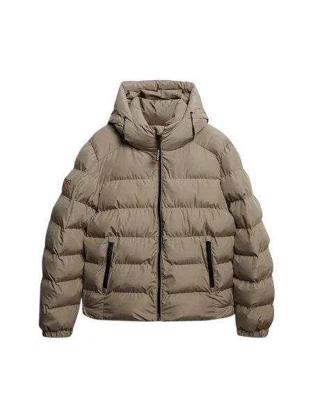 Kurtka puchowa Superdry Sports beżowa