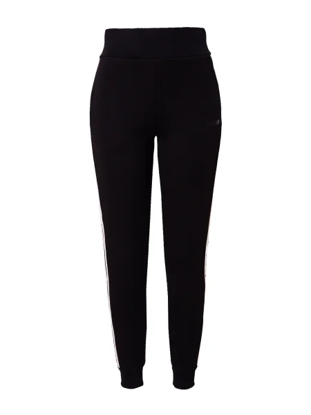 GUESS Hlače Britney bež / črna bela