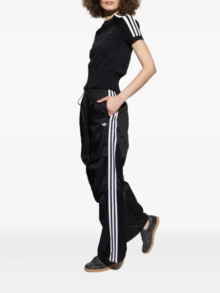 Top Adidas cu dungi alb