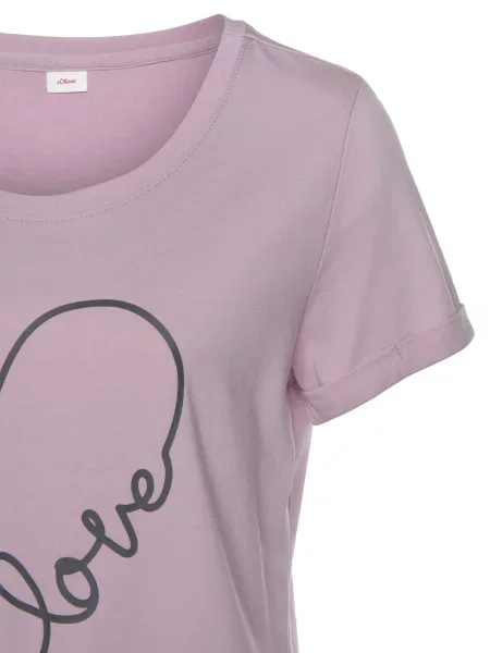VIVANCE Tricou închis / mauve gri