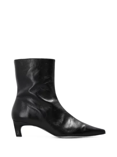 Cizme scurte Alohas din piele negru