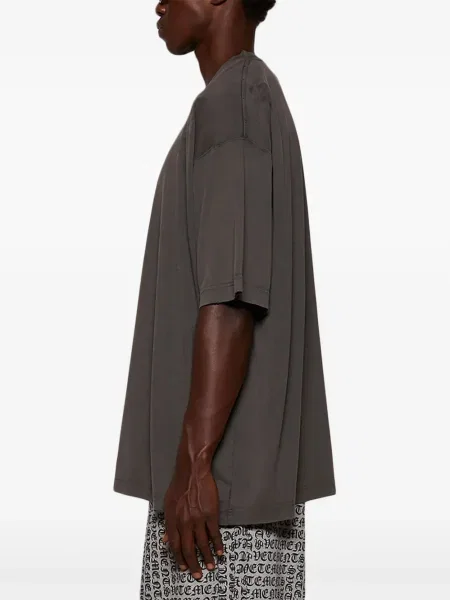 Póló Vetements nyomtatás szürke