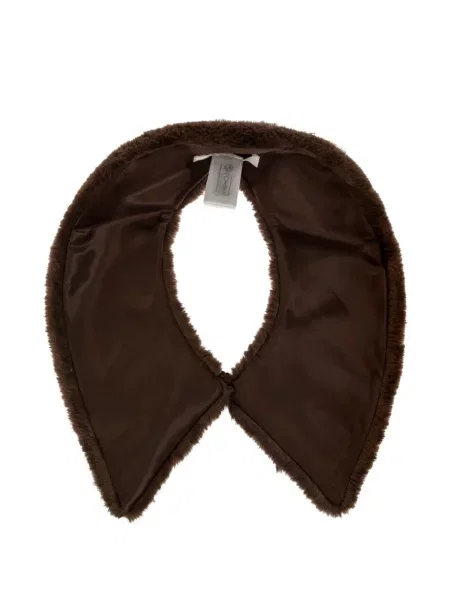Gulerat fular By Malene Birger cu blană maro