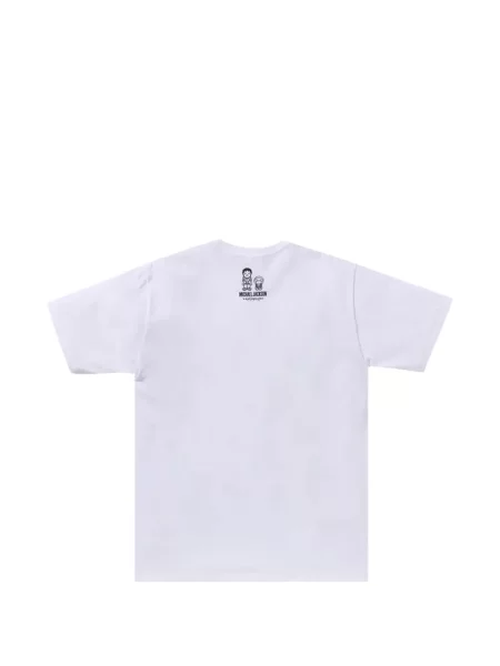 Tricou A Bathing Ape® cu imagine alb
