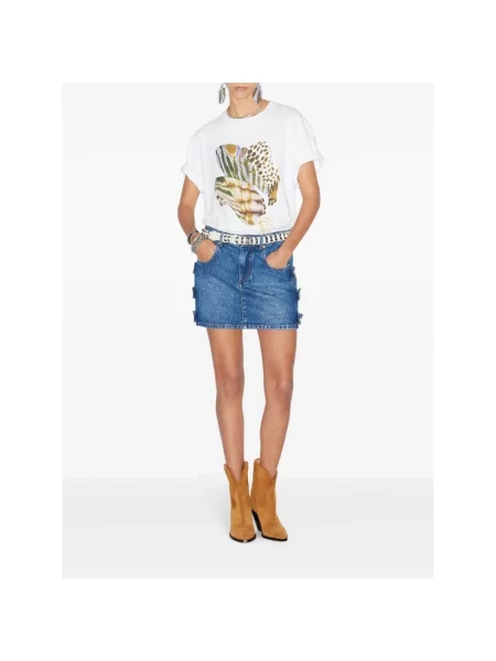 Spódnica mini Isabel Marant niebieska