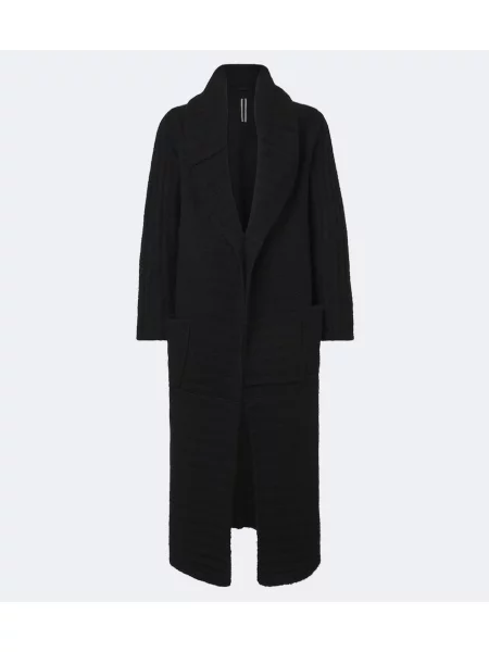Cardigan Rick Owens de mătase negru