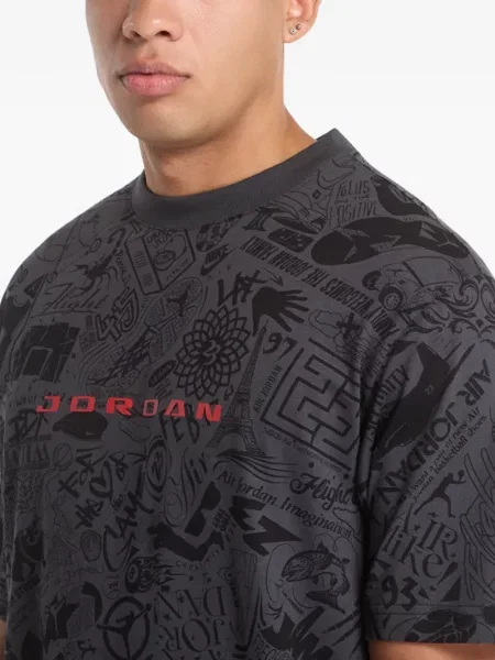 Μπλούζα Jordan με σχέδιο μαύρο