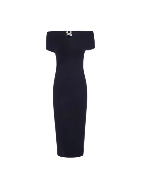 Sukienka midi Alberta Ferretti czarna