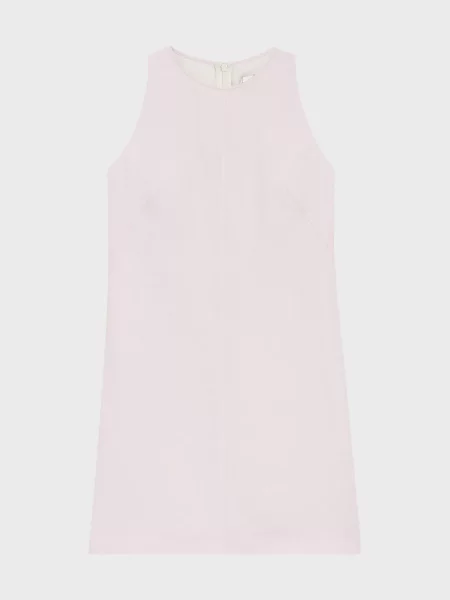 Льняное платье Boss розовое
