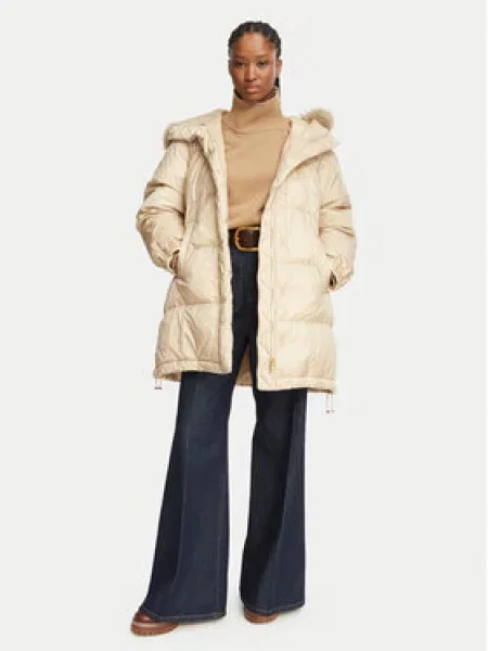 Zimní bunda Weekend Max Mara béžová