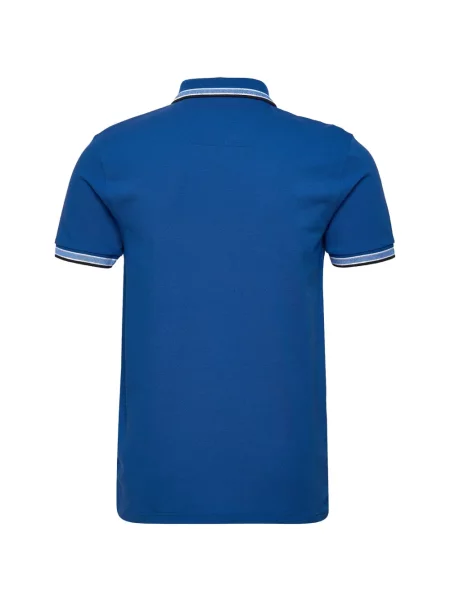 Tricou polo Boss albastru