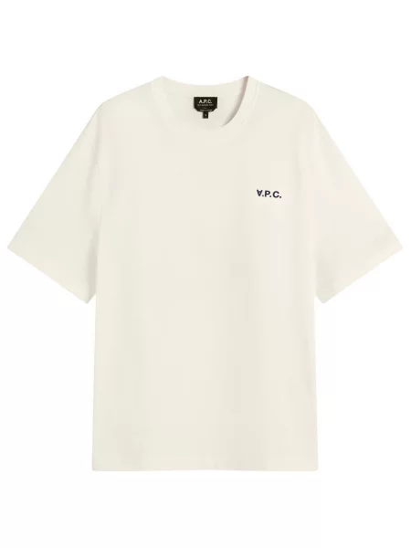 A.P.C. T-shirt t-shirt boxy petit vpc beżowa