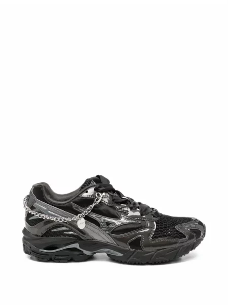 Sneakerși Mizuno plasă negru